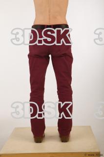Leg red trousers brown shoes of Sidney 0005